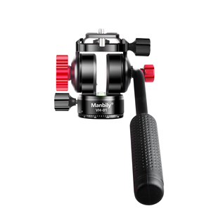 Nuovo Treppiede con Testa Fluida Manbily VH-01, Supporto per Fotocamere DSLR e Videocamere, con Piastra a Sgancio Rapido - Product Image 2