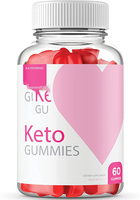 Bonbons Gélifiés Keto Marque Blanche Végétaliens Sans Sucre en Forme d'Ours avec Vinaigre de Cidre de Pomme pour Adultes – Complément Beauté