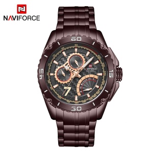 NAVIFORCE 9183 <b>Watch</b> Waterpoof Multifunction Mens Quartz <b>Watch</b> Stainless Steel - Product Image 2