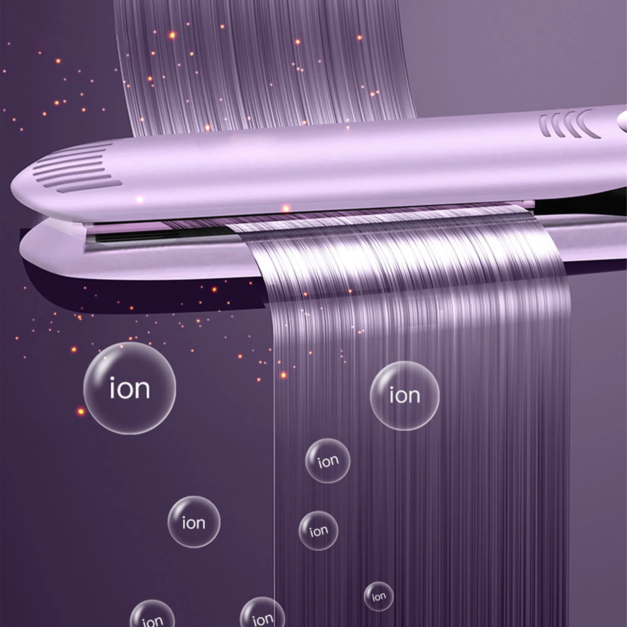 2024 Hot Selling China Manufacturer Ionic Flat Iron Ceramic Electric Brush Hair Straightener