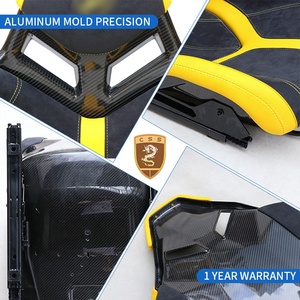 Asiento de Carreras Estilo Lamborghini Aventador SVJ para Simulación de Carreras, Cabina de E-Sports, Simulador de Carreras de Fibra de Carbono Seca, <span class=keywords><strong>Silla</strong></span> de Juego Tipo Bucket - Product Image 3