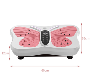 Neue Schmetterlings form Heimgebrauch Ganzkörper-Vibrations platte Maschinen körper Abnehmen Abnehmen Massage Vibrations plattform Übungen - Product Image 3