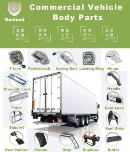 Cerniera della porta laterale posteriore del corpo dello scarico del camion del rimorchio dei Semi su ordinazione - Product Image 5