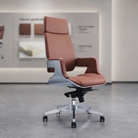 Chaise de bureau de direction moderne en cuir de luxe avec accoudoirs réglables Sillas De Oficina