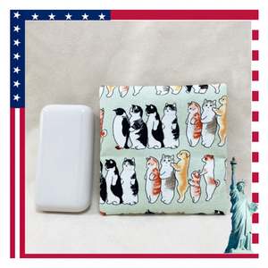 Nouvelle arrivée, pochette en toile personnalisée, écologique, imprimé de dessin animé, cordon de serrage pour chauffe-mains, recyclable, utilisation durable comme sac à main - Product Image 5