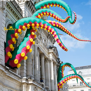 Décoration suspendue, tentacules de pieuvre géants gonflables à LED, animaux gonflables, ballon de pieuvre pour scène de <span class=keywords><strong>club</strong></span>, parc <span class=keywords><strong>marin</strong></span> - Product Image 2