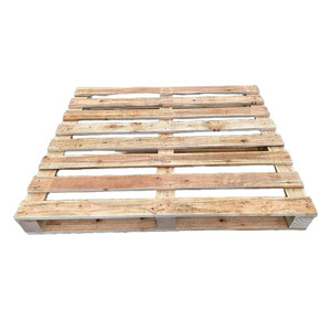 Palette en bois industrielle à 4 entrées, en pin et en sapin, pour le stockage et le transport, taille personnalisée disponible - Product Image 4