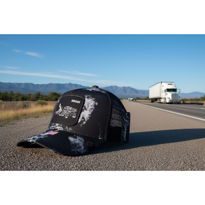 Cappello Trucker Savage in Tessuto a Rete, Regolabile e Traspirante, Unisex, Design a 6 Pannelli, Ricamo Frontale, Primavera-Estate - Product Image 2