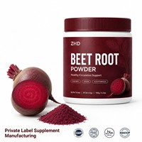 Fabricant de poudre de racine de betterave OEM |   Usine certifiée GMP FSSC |   Complément alimentaire à haute dose de 5400 mg pour la circulation sanguine, marque privée