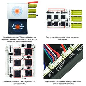 Controlador de Velocidad <span class=keywords><strong>Flipsky</strong></span> <span class=keywords><strong>75100</strong></span> 84V 100A con PCB de Aluminio Basado en VESC para Patineta Eléctrica, Scooter Eléctrico, Bicicleta Eléctrica, Robot, Barco - Product Image 6