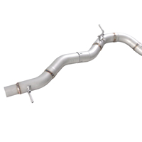 Système d'échappement Catback haute performance pour Audi TT 8J 3.2L VR6, silencieux simple en acier inoxydable SS304, double soupape électrique, double sortie