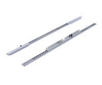 Glissières de table extensibles à montage externe, mouvement synchrone, acier, roulement à billes, glissière de table extensible à montage latéral