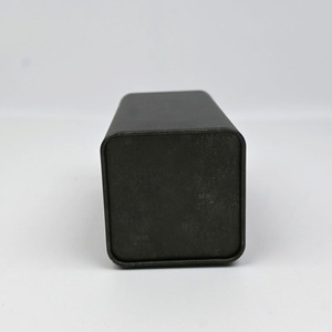 Custom Tall Square Vintage Black <b>Metal</b> Tin <b>Box</b>, Antique Finished Food Grade Tin For Tea Coffee Bean Gift Storage Packing - Product Image 6