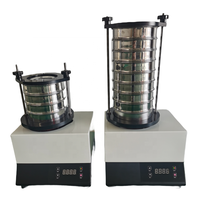 200Mm Diamètre Laboratoire Numérique Double Couche Écran Vibrant Standard Tamis Shaker Machine 300 Type pour Tamisage Sec et Humide