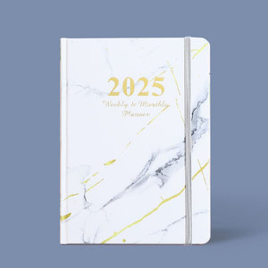 Agendas de Lujo Impresas al por Mayor, Diarios Mensuales A5/B6, Almanaces, Cuadernos Personalizados de Tapa Dura de Cuero, Planificadores de Bodas, Papelería - Product Image 2