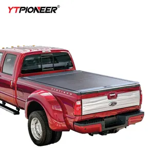 YTPIONEER 알루미늄 하드 개폐식 트럭 픽업 침대 커버 포드 F250 F350 용 수동 톤노 커버