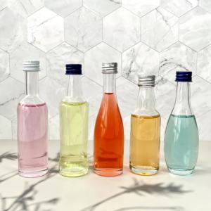 Großhandel 50ml <span class=keywords><strong>Mini</strong></span> Wodka Whiskey Brandy Leere Probenglasflasche Wein-Dekanter Spirituosen-Glasflasche - Product Image 2