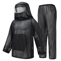 Respirant Cordura tissu à motifs ondulés chasse anti-moustiques pêche apiculture ensemble pour Jungle travail en plein air formation