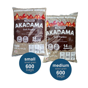 Pierre ponce douce, super dure, Tochigi Akadama, grades compactes, terreau pour plantes d'intérieur avec sac en PE - Product Image 1