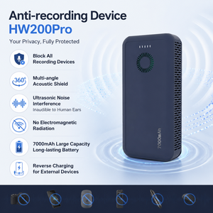 Dispositif anti-<span class=keywords><strong>enregistrement</strong></span> pour salle de conférence, bloqueur de conversation, protection de sécurité, anti-<span class=keywords><strong>enregistrement</strong></span> ultrasonique, <span class=keywords><strong>brouilleur</strong></span> <span class=keywords><strong>d</strong></span>'enregistreur <span class=keywords><strong>audio</strong></span> - Product Image 5