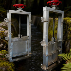 วาล์วประตูน้ำแบบสี่เหลี่ยมเวียรอน ผลิตจากเหล็กหล่อ ปรับแต่งได้สำหรับการควบคุมของไหล การชลประทาน และประตูน้ำในเขื่อนเก็บน้ำ - Product Image 1