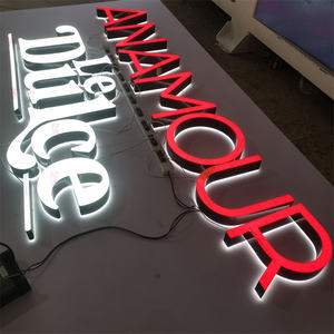 Panneaux LED d'extérieur pour magasin Panneaux LED 3D illuminés pour magasin d'affaires Signaux LED éclairés à l'avant Lettres pour canal - Product Image 3