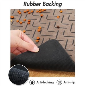 Tapis d'alimentation pour animaux de compagnie <span class=keywords><strong>en</strong></span> diatomite moderne, dessin animé, séchage rapide, rafraîchissant, absorbant, anti-éclaboussures, pour chats et chiens - Product Image 5
