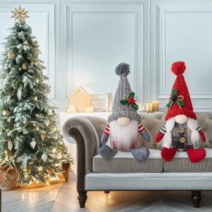 <b>Xmas</b> Navidad Natal Noel New Year Home Decorations High-end Nordic Knitted Christmas Doll Christmas Gnome Ornament - Product Image 4