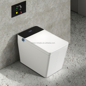 Modern Home Design <strong>Black</strong> Smart <strong>Toilet</strong> Business Room Smart Display Clamshell <strong>Toilet</strong> Mini-suite Bathroom Smart Flush <strong>Toilet</strong> - Product Image 6