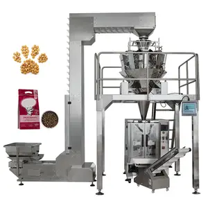Système de machine d'emballage alimentaire à grande vitesse pesage automatique machine d'emballage de sachets de nourriture humide pour animaux