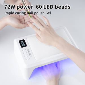 SNRQI Séchoir à ongles UV LED professionnel à prix bas, lampe UV haute puissance 72W pour ongles avec repose-main, lampe UV pour ongles - Product Image 2