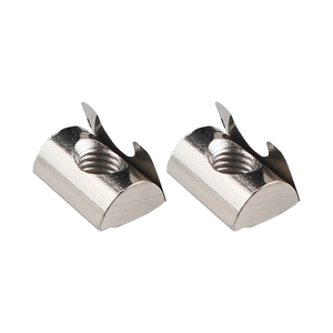 Phổ biến đàn hồi nửa vòng Nut với bóng mạ kẽm hoặc Niken thép không gỉ cho nhôm hồ sơ kết nối Metric chứng nhận - Product Image 3