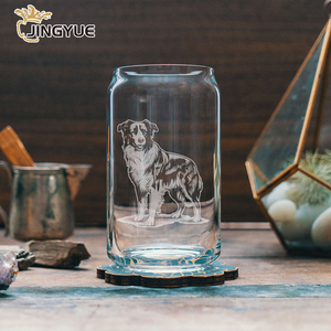 Logotipo personalizado perro grabado <span class=keywords><strong>copa</strong></span> de <span class=keywords><strong>vino</strong></span> sin tallo con agua única cerveza beber regalo de boda de cumpleaños personalizado - Product Image 5