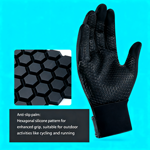 Gants de vélo chauffants électriques en polaire épaisse pour l'hiver - Imperméables, anti-<span class=keywords><strong>froid</strong></span>, pour l'extérieur, avec poignées en polyester, pour un usage quotidien - Product Image 2