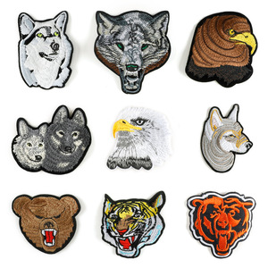 Wholesale Embroidery Designer Iron <b>On</b> Animal Eagle Nfl Teams <b>Sew</b> <b>On</b> <b>Patches</b> Chicago Bears Jersey <b>Patch</b> - Product Image 1