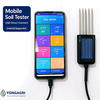 Capteur de sol connecté au téléphone portable YONGAGRI, testeur de sol à connexion directe USB Micro USB Type-C, compatible Android