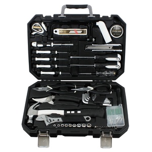 2022 New high quality 128p household hand repair tool set with hard plastic case