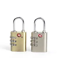 3 Dial Digit TSA Resettable Password Mini Valigia e Dei Bagagli In Metallo Combinazione Codice di Blocco Lucchetto Pad Serrature
