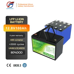 25.6V 200ah lifepo4 baterias 24V 100Ah 200Ah 300Ah armazenamento de energia lítio bateria ácido chumbo substituição lifepo4 baterias