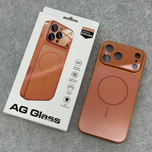 Coque de <span class=keywords><strong>téléphone</strong></span> en verre nano mat officielle AG <span class=keywords><strong>pour</strong></span> iPhone 18 Pro Max, étui <span class=keywords><strong>pour</strong></span> iPhone 16, 15 Plus, 14, 13 Pro Max, 17 Air, <span class=keywords><strong>chargeur</strong></span> magnétique sans fil - Product Image 4