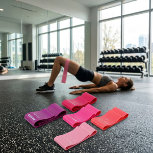 Set di Fasce Elastiche <span class=keywords><strong>per</strong></span> Esercizi 2026 con Logo Personalizzato, <span class=keywords><strong>per</strong></span> Fitness, Yoga, Pilates, in TPE Resistente - Product Image 5