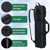 Fabricant de sacs de billard BSCI, sac de transport pour queues de billard, rembourré, imperméable, en Oxford, souple