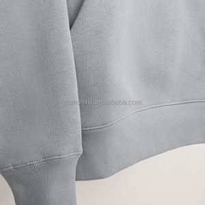 Sweats à capuche surdimensionnés de luxe sweat à capuche lourd pour hommes 100% coton pull broderie Logo personnalisé sweat à capuche épais en éponge française - Product Image 5