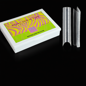 Juego de 240 <span class=keywords><strong>Uñas</strong></span> Postizas Transparentes en Caja, Moldes para <span class=keywords><strong>Uñas</strong></span> Francesas de Extensión Rápida, a la Moda - Product Image 1