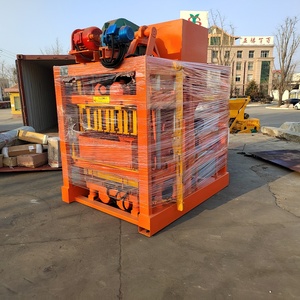 QTJ4-26型シェンヤPLC振動成形舗装ブロック製造機、コンクリート中空レンガ製造機、操作が簡単 - Product Image 3