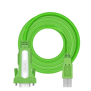 Tresse en PVC d'usine OEM 1.8m FTDI Chip USB to Serial Converter Cable for Win7/8/10/11 USB to RS232 Serial Converter Cable