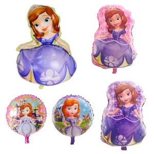 Vente en gros de ballons Princesse Sophia, ballons de grande taille en <span class=keywords><strong>film</strong></span> d'aluminium Sophia, ballons en aluminium - Product Image 2