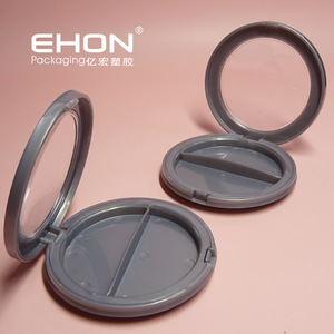 Estuche Compacto Redondo para Rubor, Envase Vacío de Polvo ABS con Tapa Transparente, Empaque Cosmético para Sombra de Ojos, Venta Caliente - Product Image 5