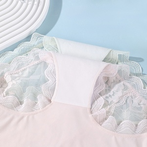 Culotte de bikini femme 3XL en polyamide et dentelle avec logo, tricotée en soie glacée, respirante, écologique, <span class=keywords><strong>sexy</strong></span>, taille haute, sensation de fraîcheur - Product Image 5
