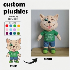 Peluches personnalisées avec logo, fabricant de jouets en peluche, peluche fantôme blanc personnalisée, emblème étoile, animal en peluche, poupée en peluche - Product Image 2